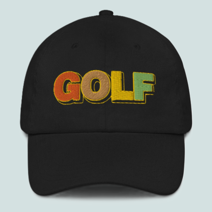 Brand Logo Golf Wang Black Hat